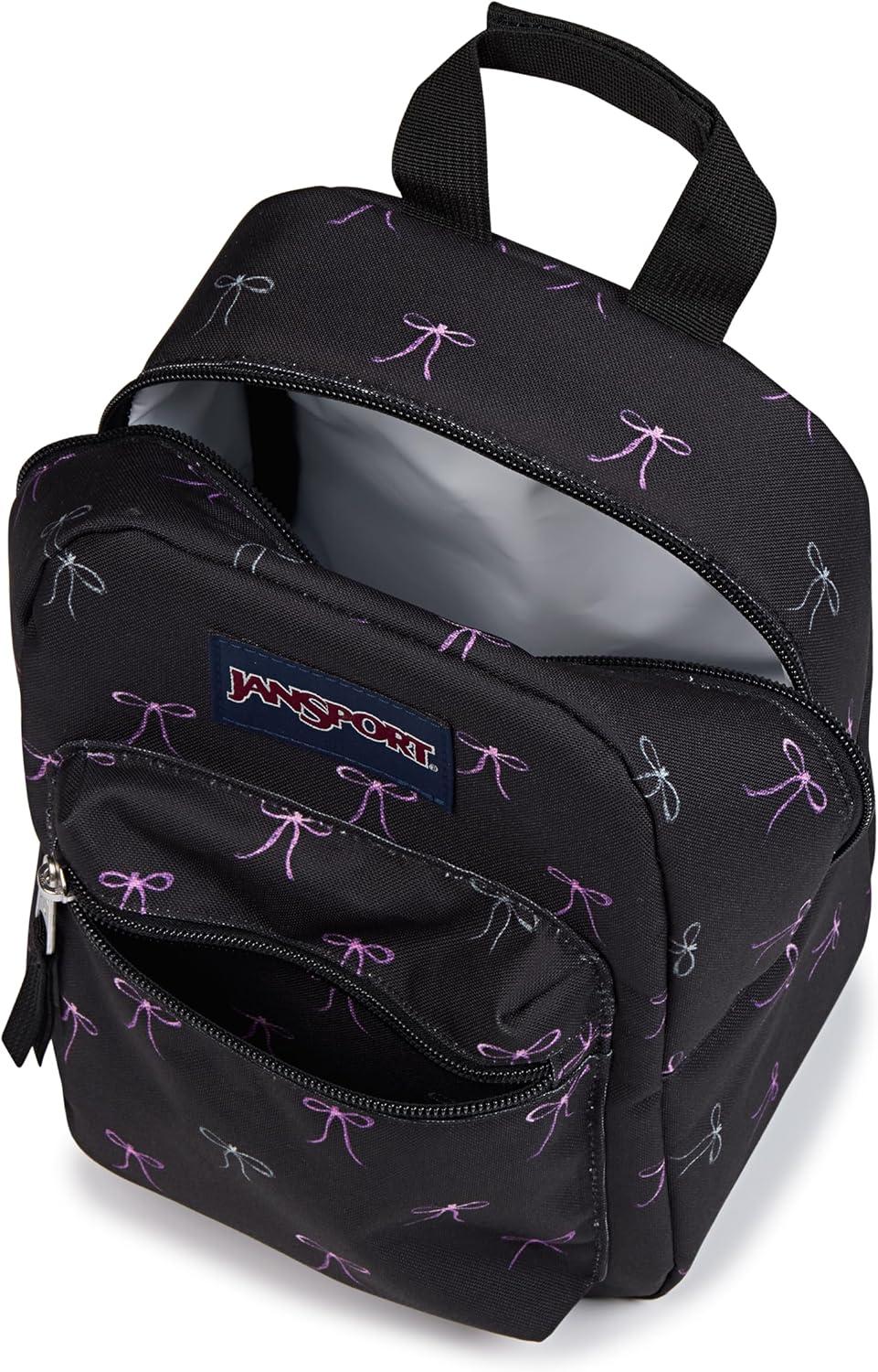 imageJanSport Big Break Insulated Lunch Bag  Small SoftSided Cooler Ideal for Class Work or Meal Prep BlackBad Bows
