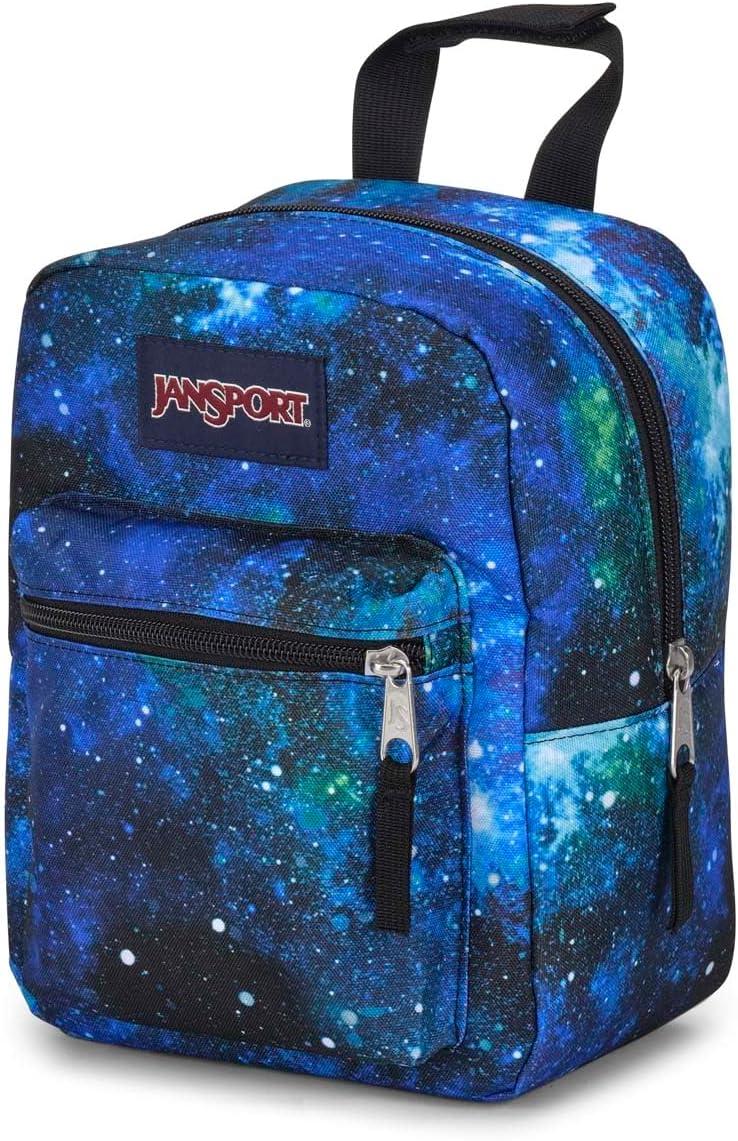 imageJanSport Big Break Insulated Lunch Bag  Small SoftSided Cooler Ideal for Class Work or Meal Prep Cyberspace Galaxy