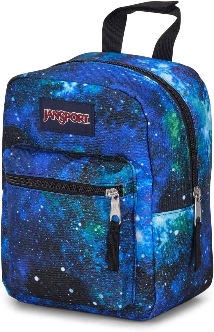 imageJanSport Big Break Insulated Lunch Bag  Small SoftSided Cooler Ideal for Class Work or Meal Prep Cyberspace Galaxy