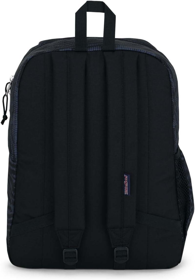 imageJanSport Cross Town Plus Backpack  Large Main Compartment Side Water Bottle Pocket 15Inch Padded Laptop Sleeve  BlackAbstract Animal