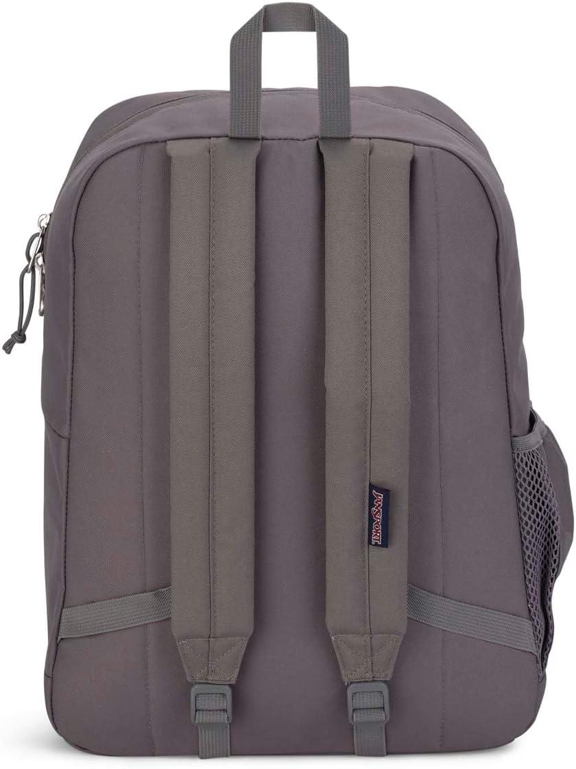 imageJanSport Cross Town Plus Backpack  Large Main Compartment Side Water Bottle Pocket 15Inch Padded Laptop Sleeve  BlackGraphite Grey