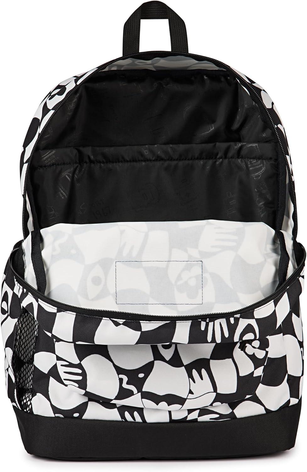 imageJanSport Cross Town Plus Backpack  Large Main Compartment Side Water Bottle Pocket 15Inch Padded Laptop Sleeve  BlackGravity Check