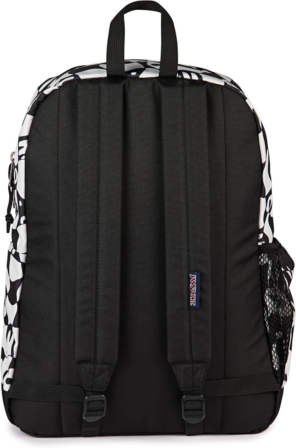 imageJanSport Cross Town Plus Backpack  Large Main Compartment Side Water Bottle Pocket 15Inch Padded Laptop Sleeve  BlackGravity Check