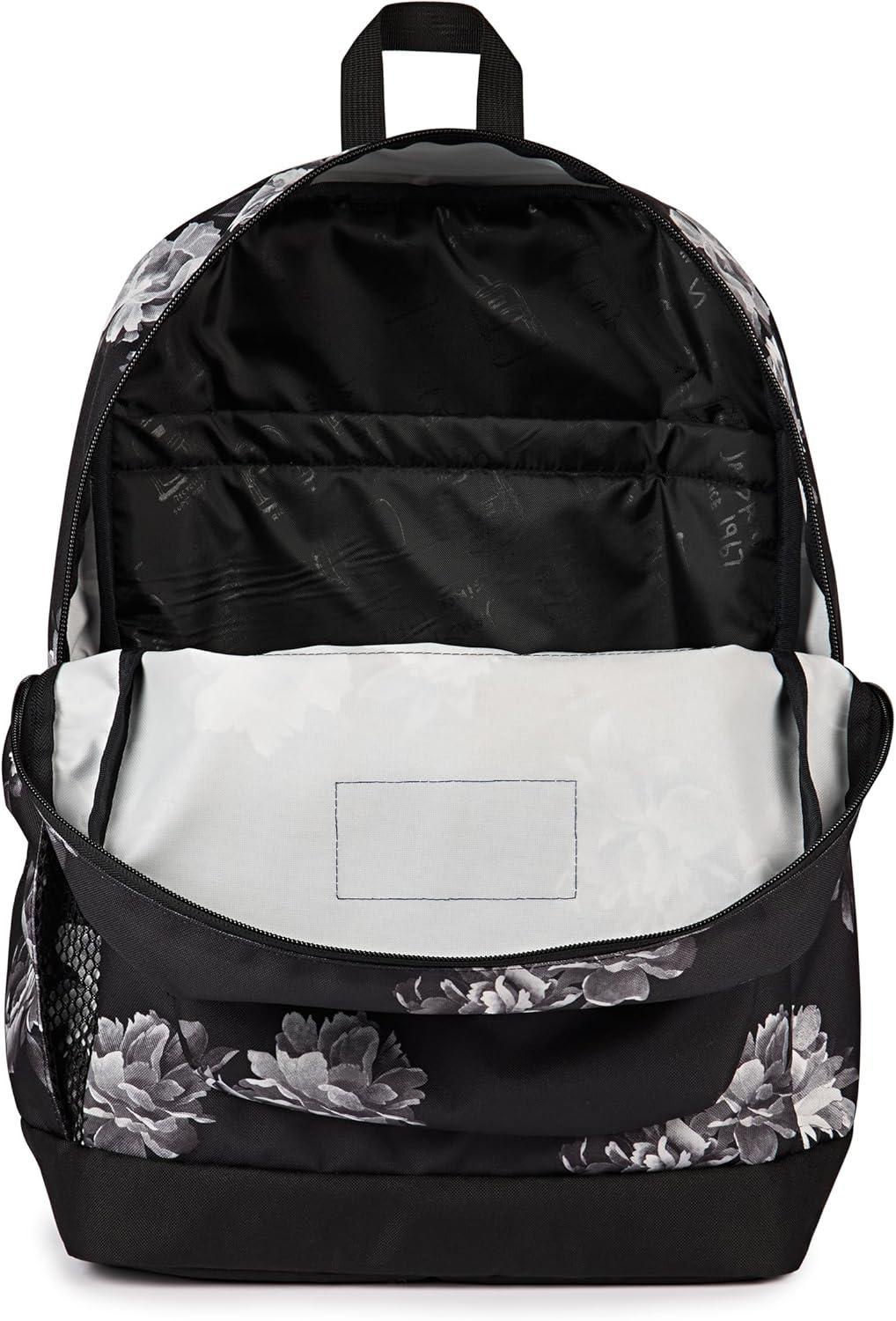 imageJanSport Cross Town Plus Backpack  Large Main Compartment Side Water Bottle Pocket 15Inch Padded Laptop Sleeve  BlackMagnolia Mirage