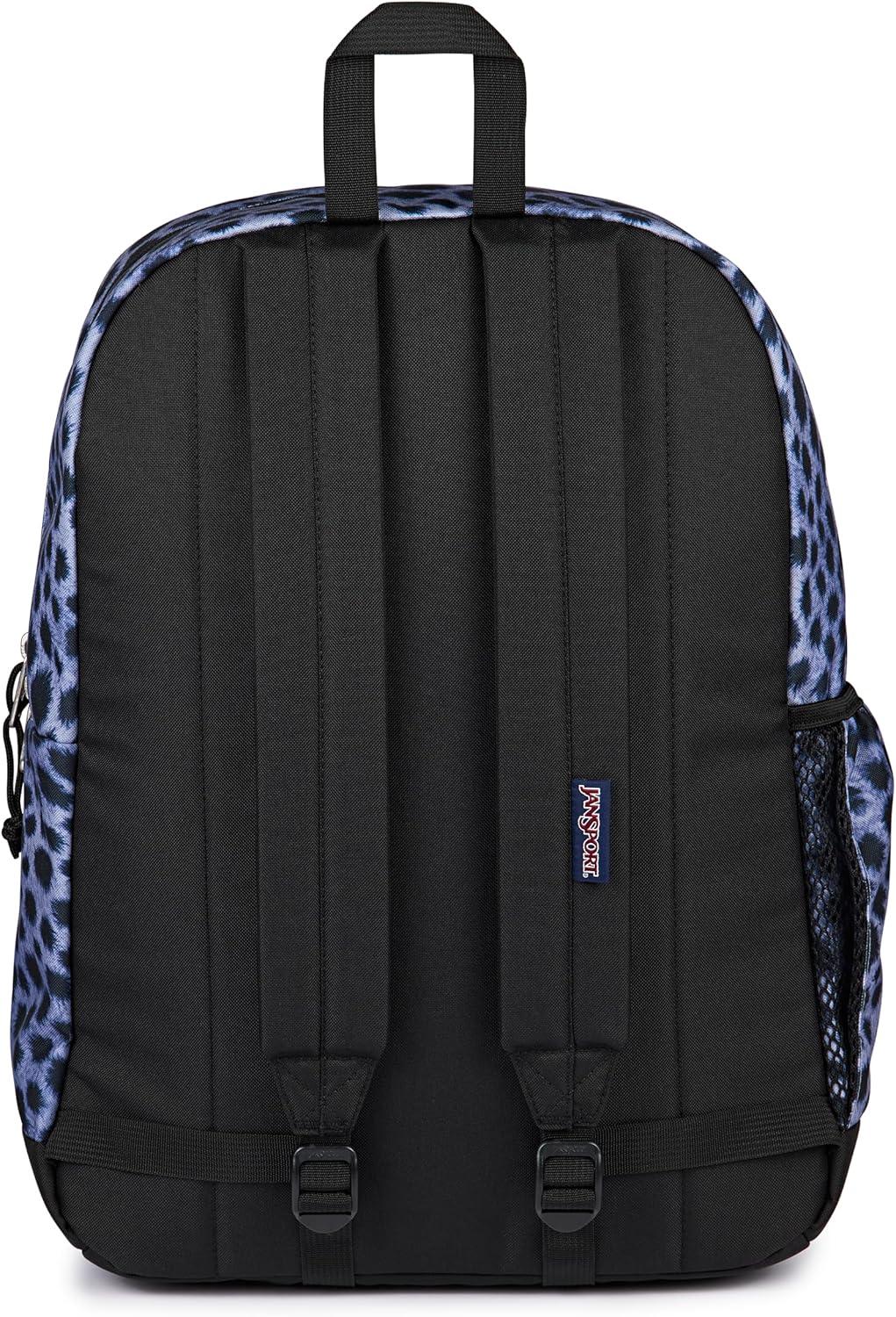 imageJanSport Cross Town Plus Backpack  Large Main Compartment Side Water Bottle Pocket 15Inch Padded Laptop Sleeve  BlackSurreal Spots