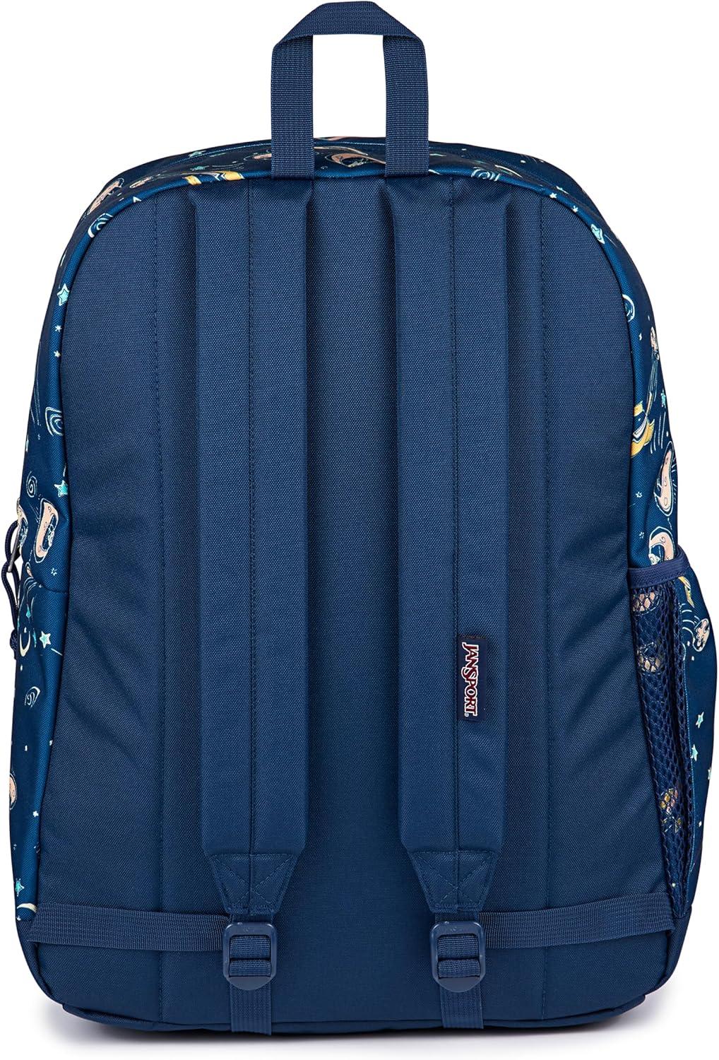 imageJanSport Cross Town Plus Backpack  Large Main Compartment Side Water Bottle Pocket 15Inch Padded Laptop Sleeve  BlackVortex Voyage