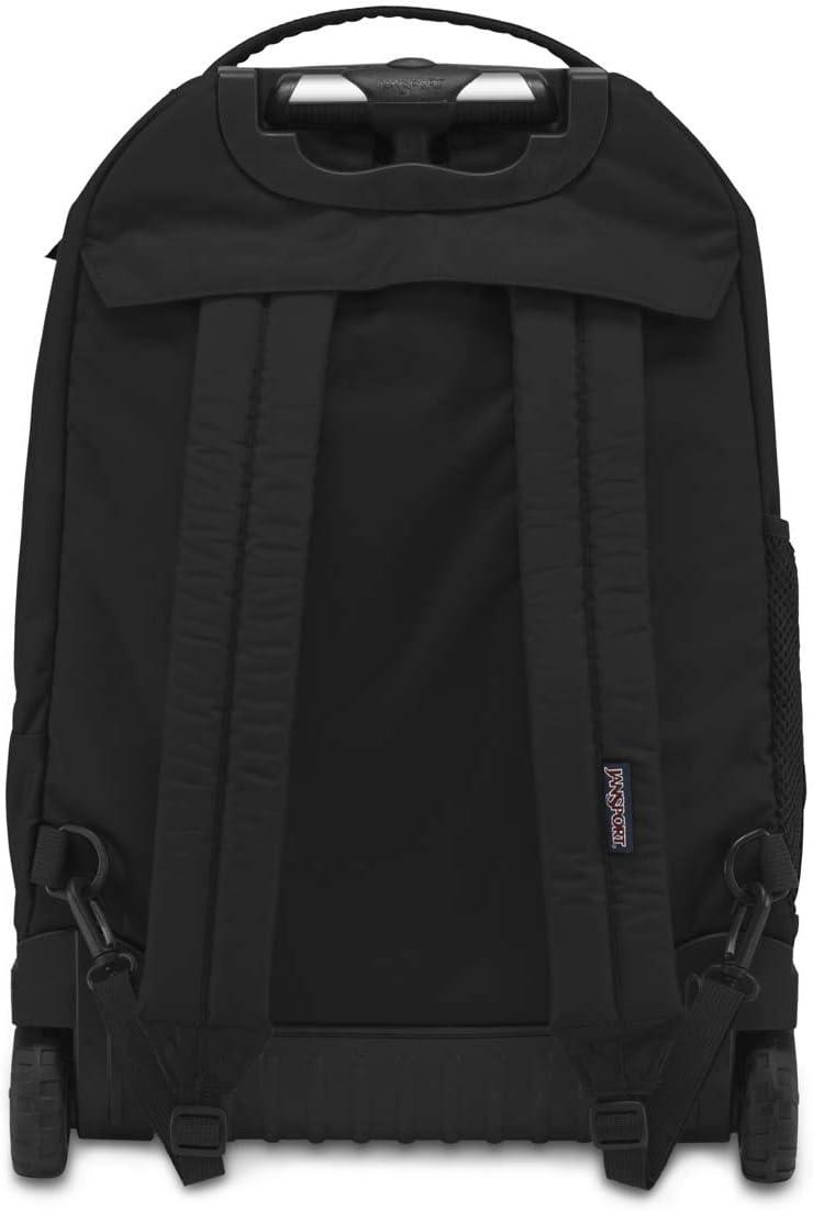 imageJanSport Driver 8 Rolling Backpack  Wheeled Travel Bag with 15Inch Laptop Sleeve One Size BlackBlack