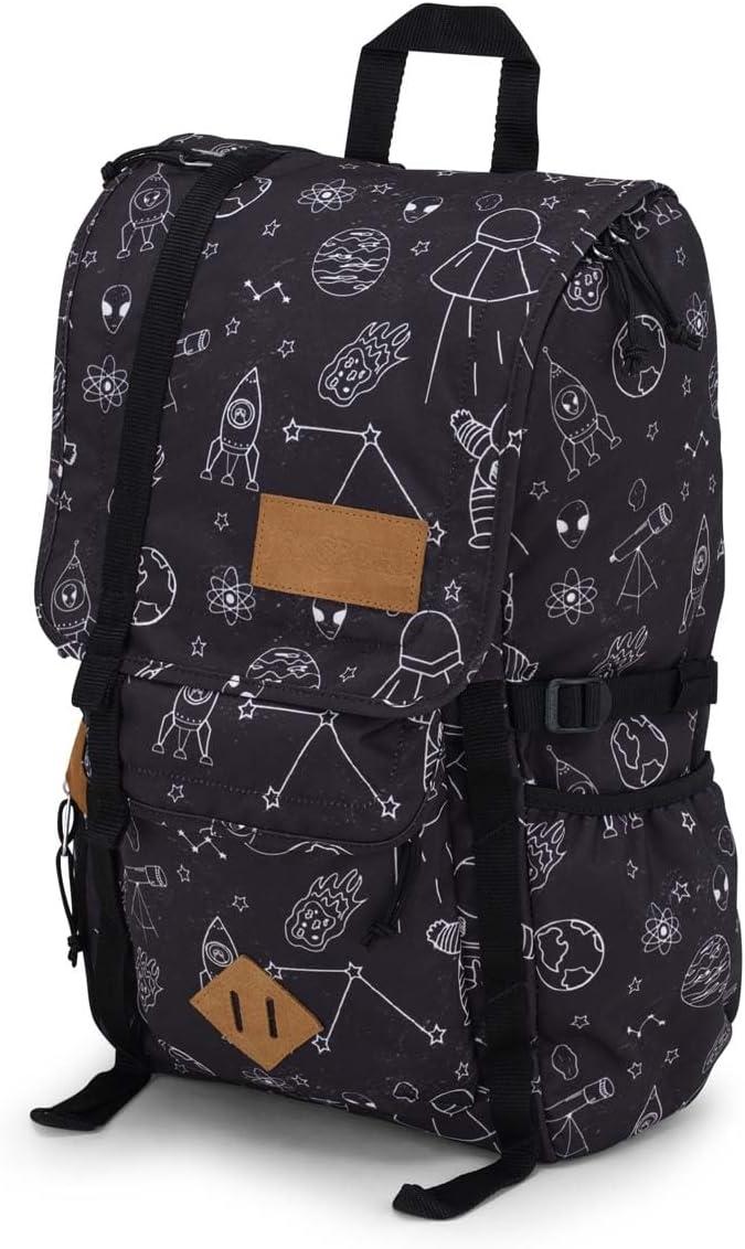 imageJanSport Hatchet Backpack  15inch Padded Laptop Compartment Dual Water Bottle Pockets Side Compression Straps Cargo GreenCosmic City