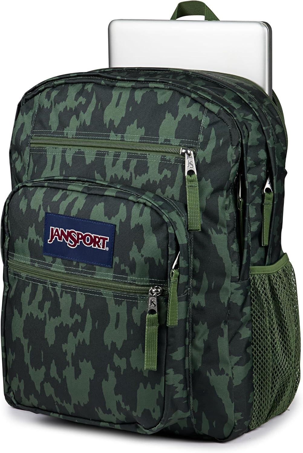 imageJanSport Laptop Backpack  Computer Bag with 2 Compartments Ergonomic Shoulder Straps 15 Laptop Sleeve Haul Handle  Cyberspace GalaxyCamo Illusion