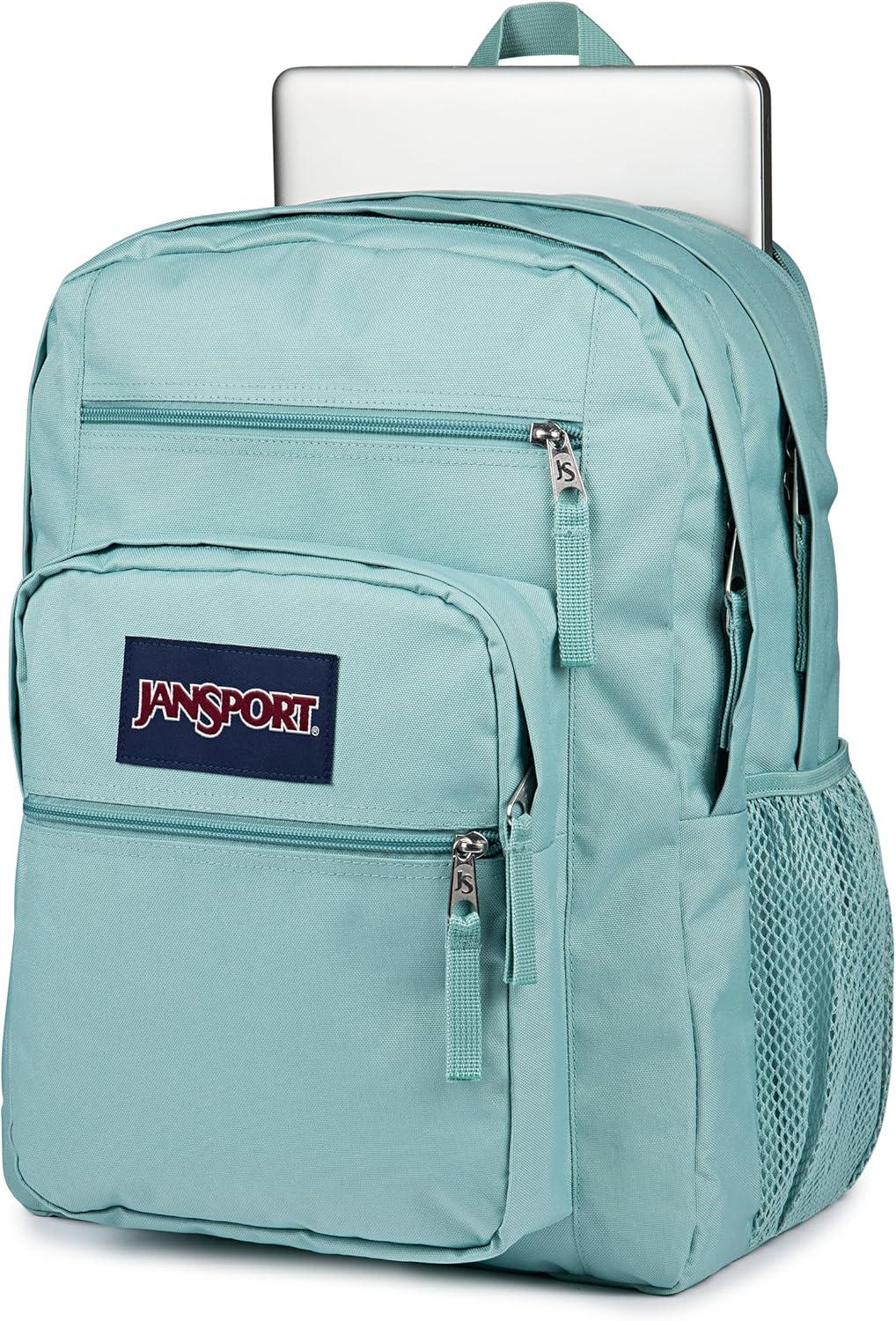 imageJanSport Laptop Backpack  Computer Bag with 2 Compartments Ergonomic Shoulder Straps 15 Laptop Sleeve Haul Handle  Cyberspace GalaxyFaded Sage