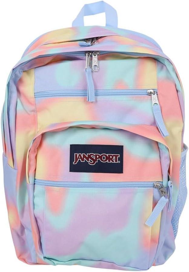 imageJanSport Laptop Backpack  Computer Bag with 2 Compartments Ergonomic Shoulder Straps 15 Laptop Sleeve Haul Handle  Happy Hearts BlackMood Map