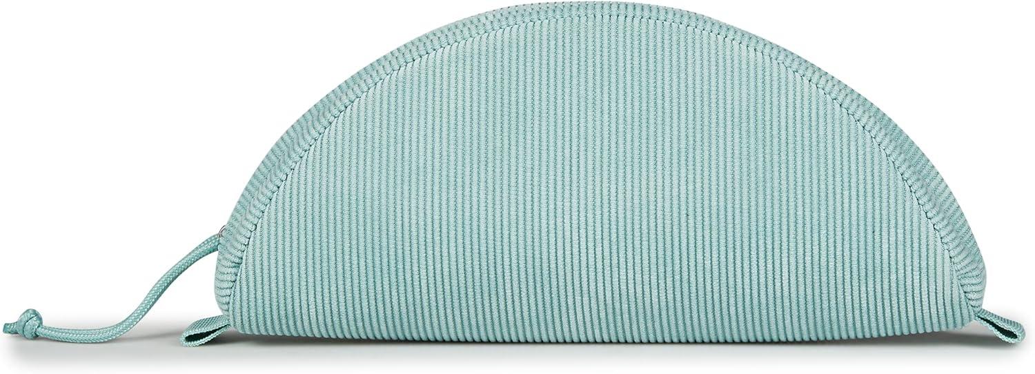 imageJanSport Luna Blue Compact Minimalist Semicircular PouchFaded Sage Corduroy