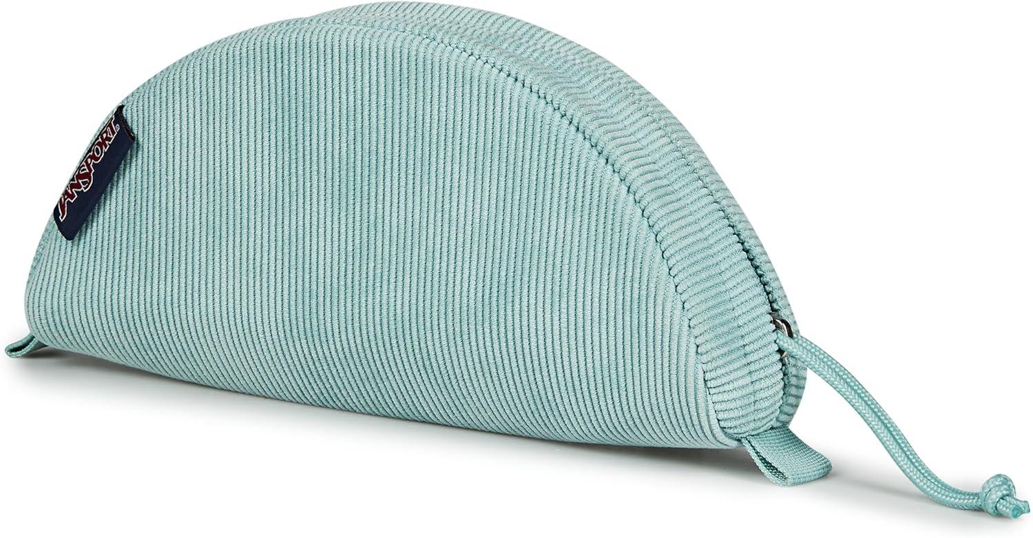 imageJanSport Luna Blue Compact Minimalist Semicircular PouchFaded Sage Corduroy