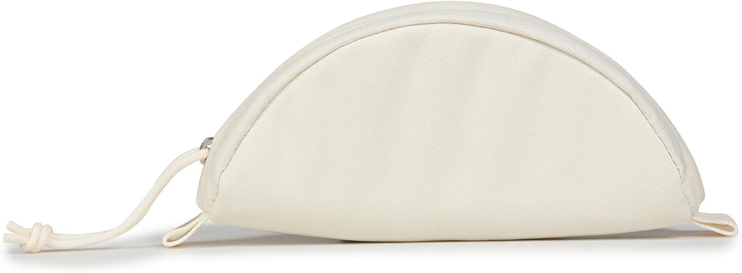 imageJanSport Luna Blue Compact Minimalist Semicircular PouchPepper Embroidery