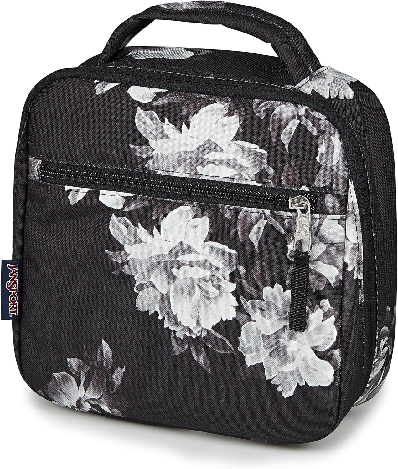 imageJanSport Lunch Break Insulated Cooler Bag  Leakproof Picnic Tote Blue DuskMagnolia Mirage