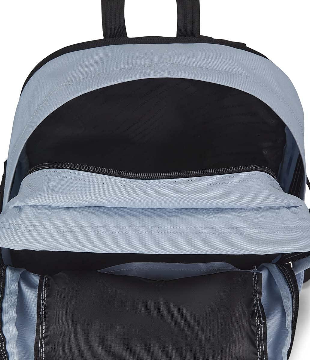 imageJanSport Main Campus Backpack  Travel or Work backpack w 15Inch Laptop Sleeve and Dual Water Bottle Pockets Graphite GreyBlue Dusk