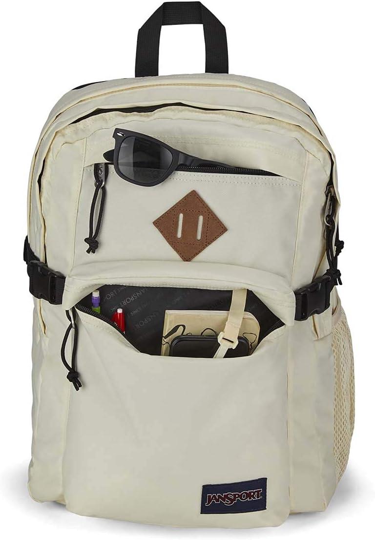 imageJanSport Main Campus Backpack  Travel or Work backpack w 15Inch Laptop Sleeve and Dual Water Bottle Pockets Graphite GreyCoconut