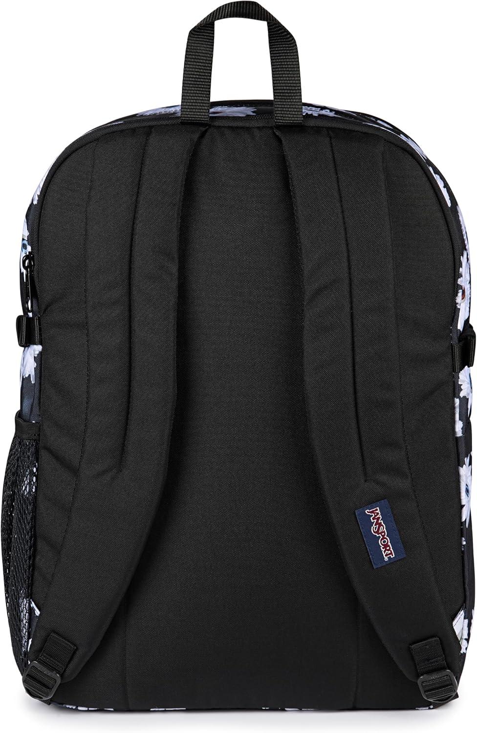 imageJanSport Main Campus Backpack  Travel or Work backpack w 15Inch Laptop Sleeve and Dual Water Bottle Pockets Graphite GreyEyeball Blossom