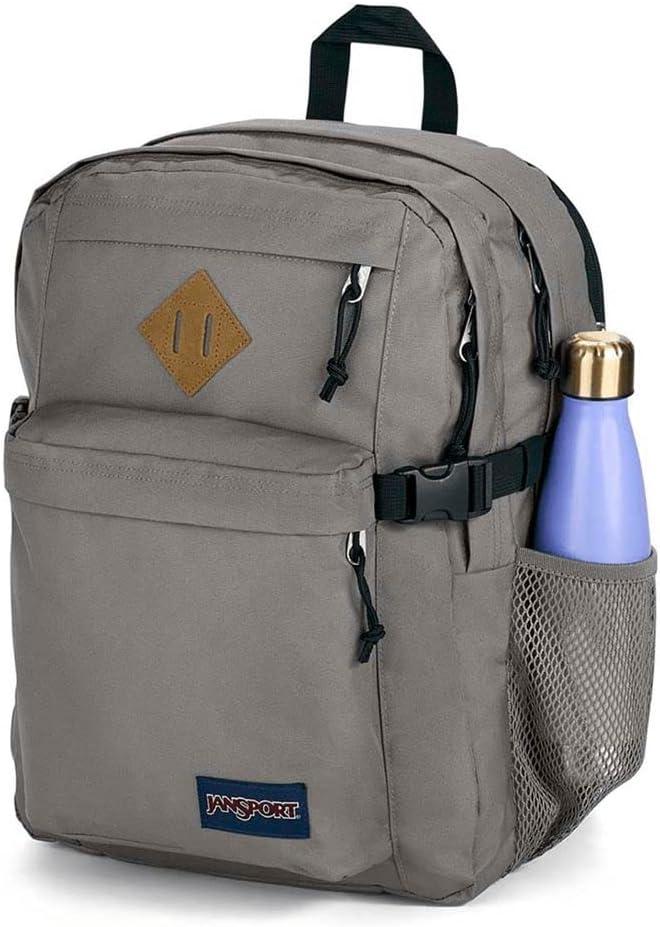 imageJanSport Main Campus Backpack  Travel or Work backpack w 15Inch Laptop Sleeve and Dual Water Bottle Pockets Graphite GreyGraphite Grey