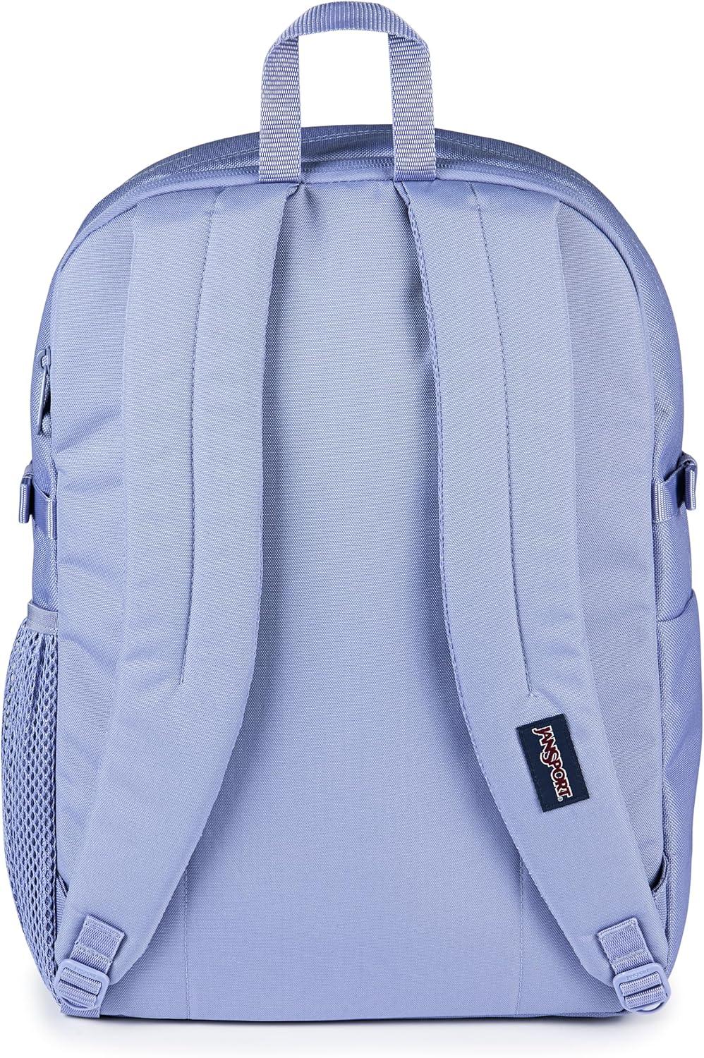 imageJanSport Main Campus Backpack  Travel or Work backpack w 15Inch Laptop Sleeve and Dual Water Bottle Pockets Graphite GreyLavender Ash