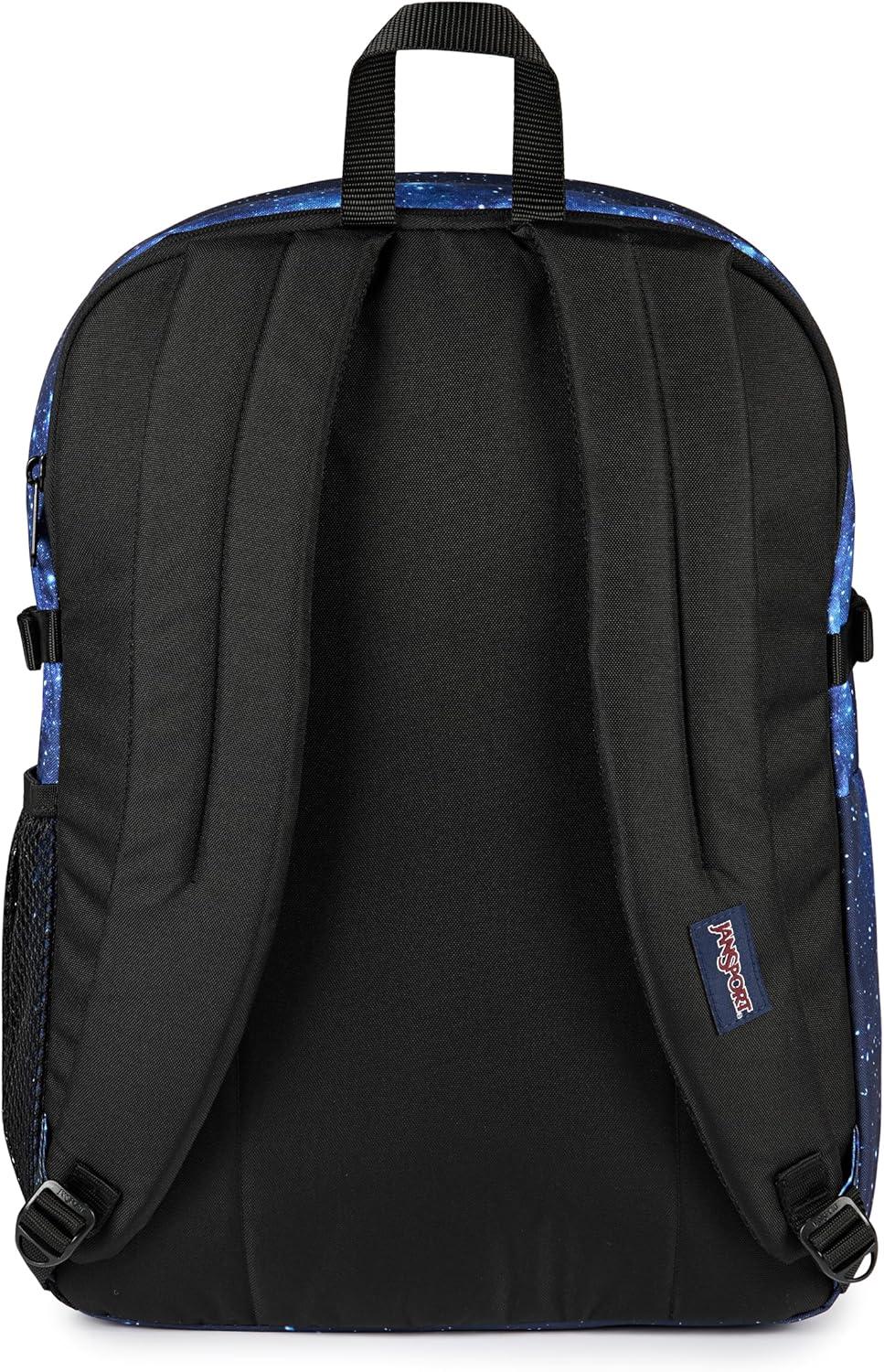 imageJanSport Main Campus Backpack  Travel or Work backpack w 15Inch Laptop Sleeve and Dual Water Bottle Pockets Graphite GreyStellar Starfield