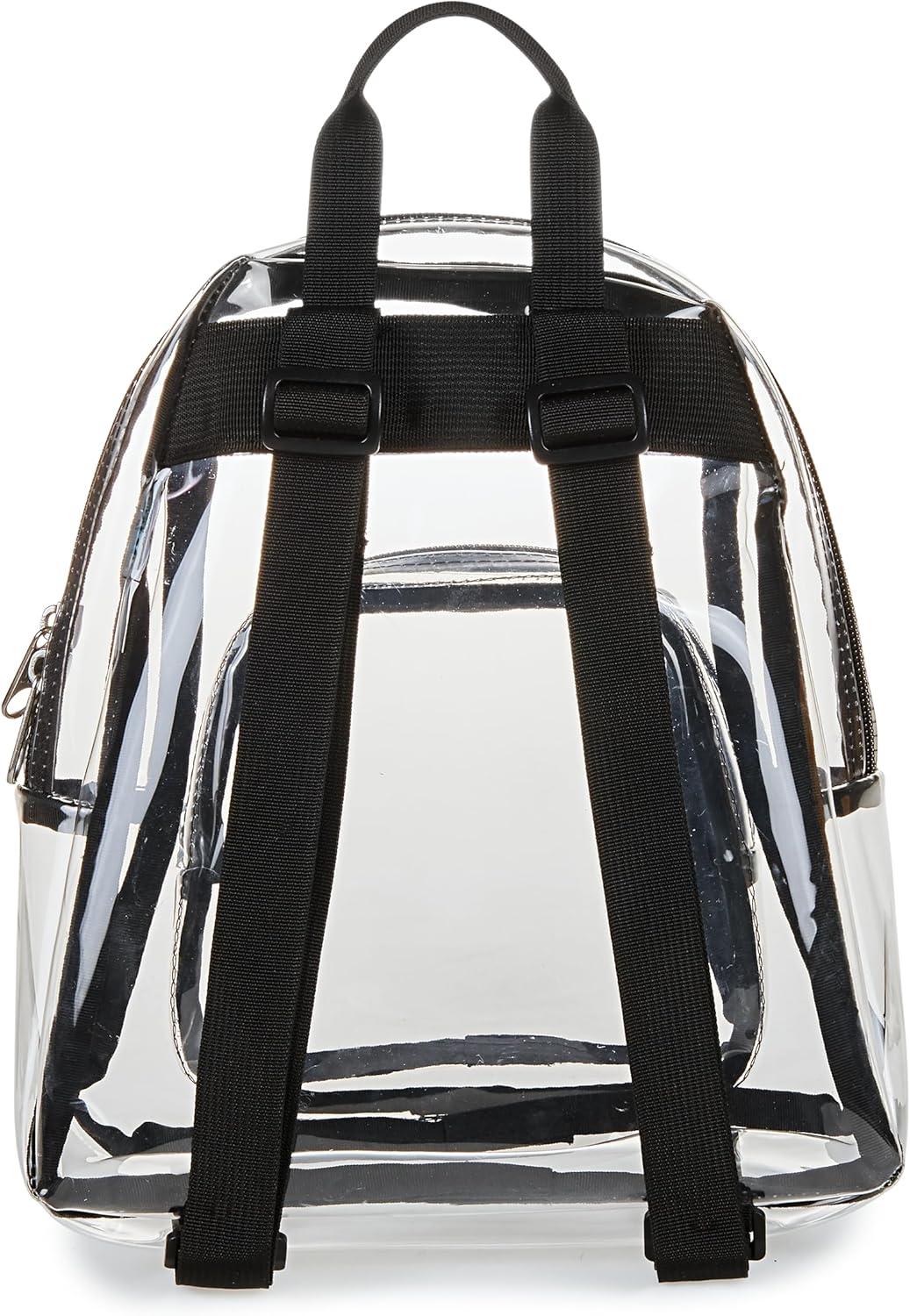 imageJanSport Mini Pack Lightweight 10L Backpack with Adjustable Straps and Front Zipper Pocket Perfect for Travel Concerts ampamp Everyday Use ClearClear Mini Pack