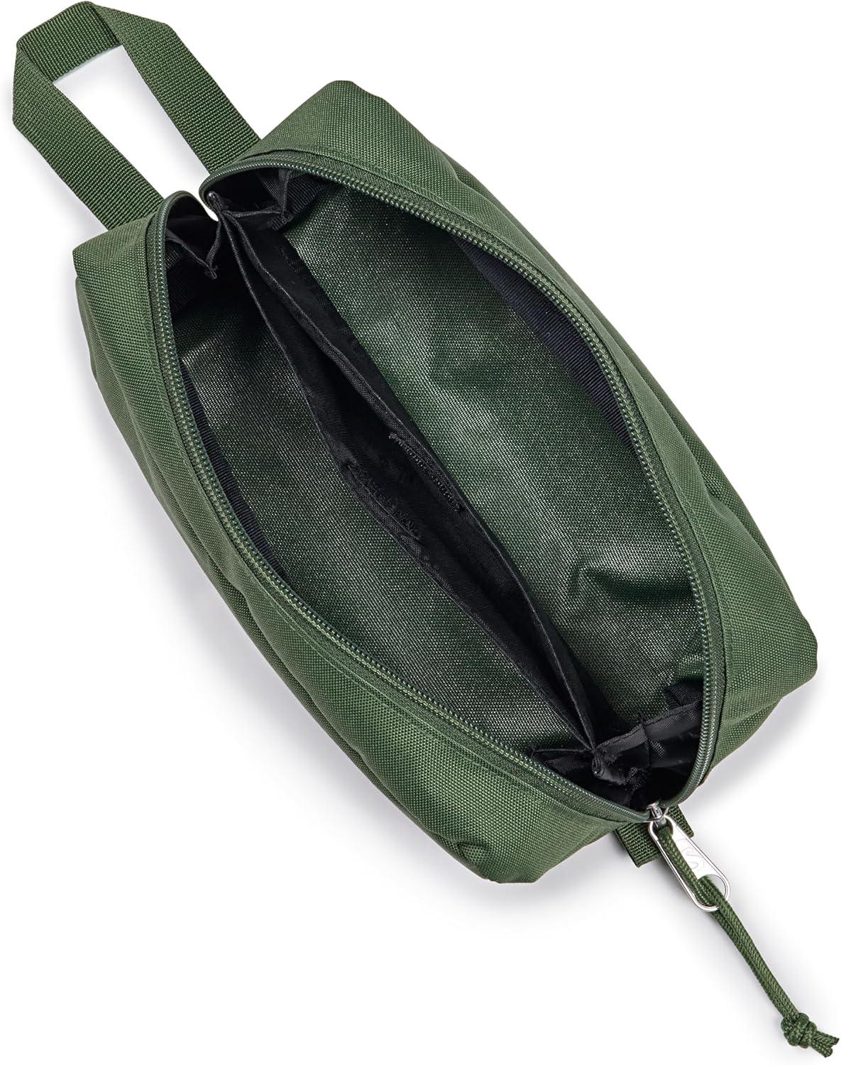 imageJanSport Perfect Pouch  Accordion Opening Single Compartment with 3 Dividers Small Internal PocketCargo Green