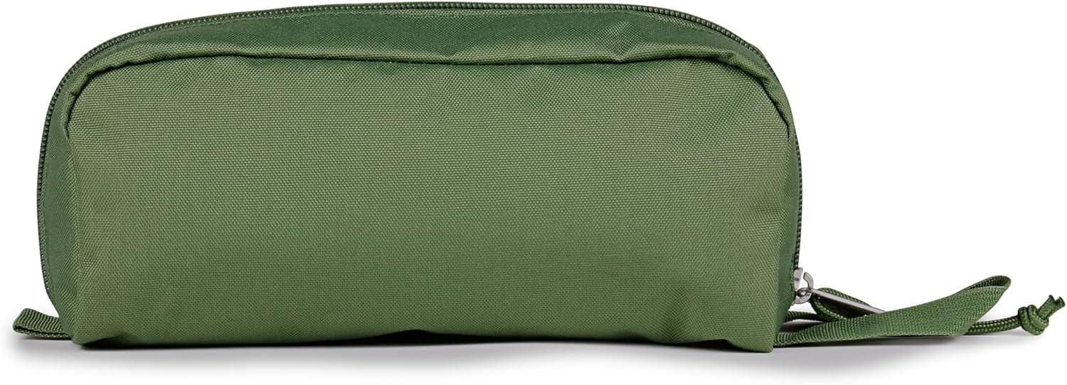 imageJanSport Perfect Pouch  Accordion Opening Single Compartment with 3 Dividers Small Internal PocketCargo Green