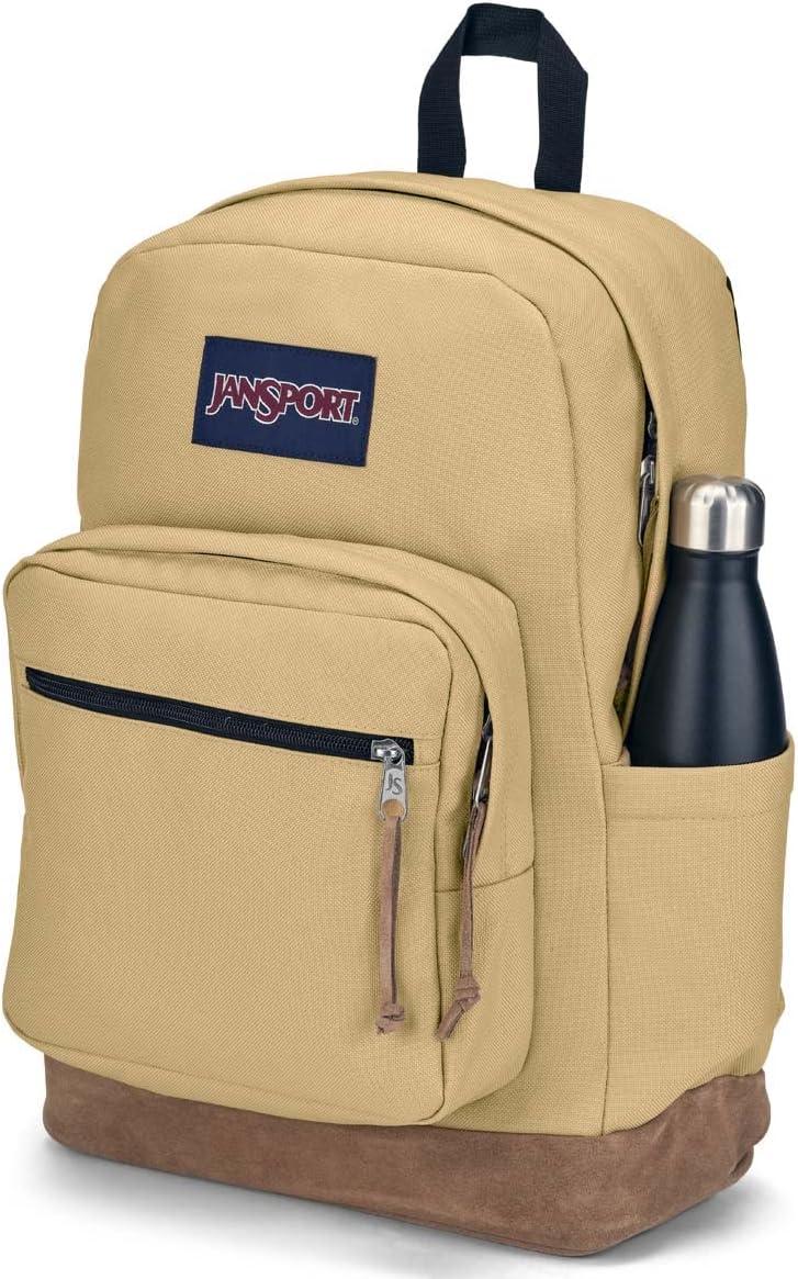 imageJanSport Right Pack Backpack  Durable Daypack with Padded 15quot Laptop Sleeve Spacious Main Compartment ampamp Integrated Water Bottle Pocket  BlackCurry