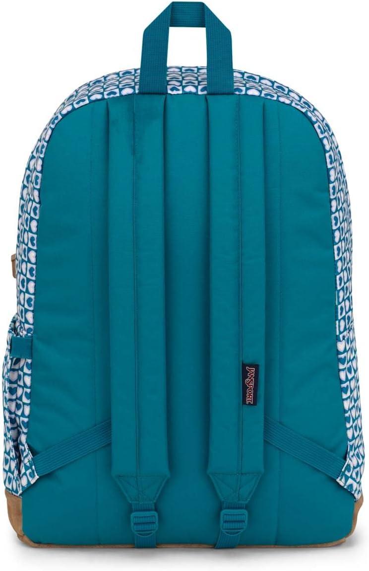 imageJanSport Right Pack Backpack  Durable Daypack with Padded 15quot Laptop Sleeve Spacious Main Compartment ampamp Integrated Water Bottle Pocket  BlackHyped Hearts Green
