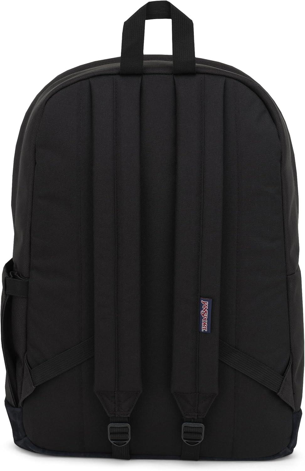 imageJanSport Right Pack Backpack  Durable Daypack with Padded 15quot Laptop Sleeve Spacious Main Compartment ampamp Integrated Water Bottle Pocket  BlackMonochrome Black