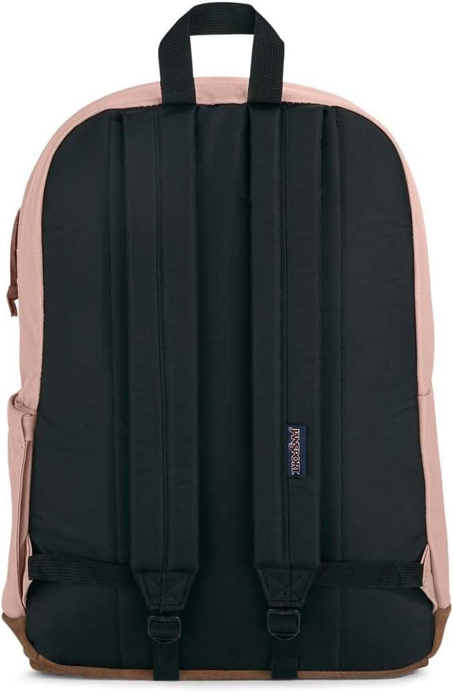 imageJanSport Right Pack Backpack  Durable Daypack with Padded 15quot Laptop Sleeve Spacious Main Compartment ampamp Integrated Water Bottle Pocket  BlackMisty Rose