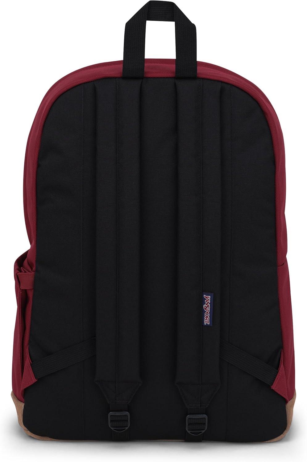 imageJanSport Right Pack Backpack  Durable Daypack with Padded 15quot Laptop Sleeve Spacious Main Compartment ampamp Integrated Water Bottle Pocket  BlackRusset Red