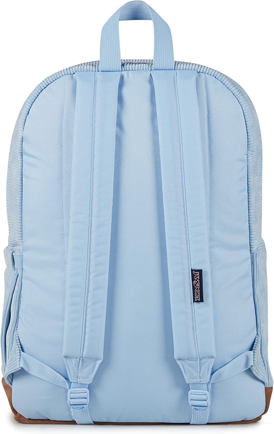 imageJanSport Right Pack Expressions Backpack Main Compartment 15inch Padded Laptop Compartment Side Water Bottle Pocket Utility Pocket with Zippered Rain Flap Discharge Denim StarHydrangea Corduroy