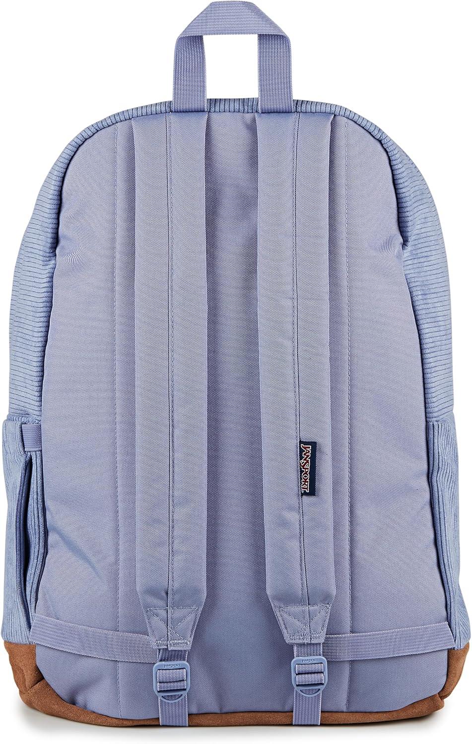 imageJanSport Right Pack Expressions Backpack  Main Compartment 15inch Padded Laptop Compartment Side Water Bottle Pocket Utility Pocket with Zippered Rain Flap Discharge Denim StarLavender Ash Corduroy