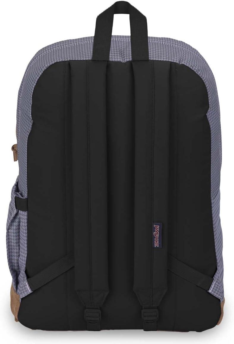 imageJanSport Right Pack Expressions Backpack  Main Compartment 15inch Padded Laptop Compartment Side Water Bottle Pocket Utility Pocket with Zippered Rain Flap Discharge Denim StarHoundstooth Pastel Lilac