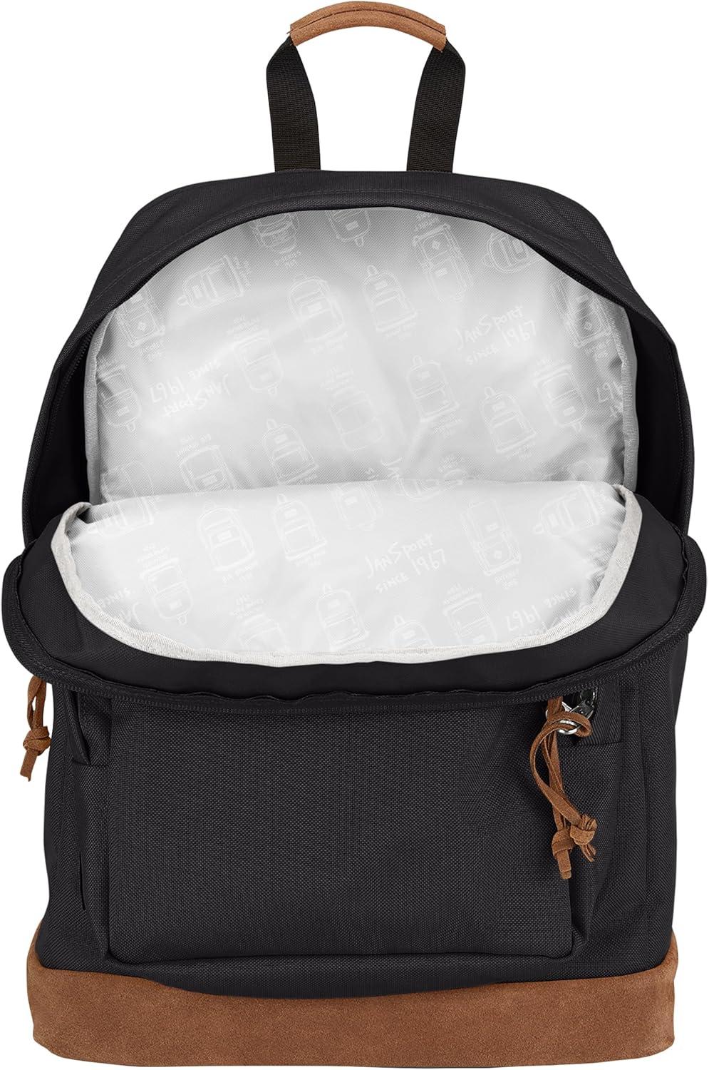 imageJanSport Right Pack Premium Backpack  Daypack with 15quot Laptop Sleeve Main Compartment Water Bottle Pocket Cargo GreenBlack