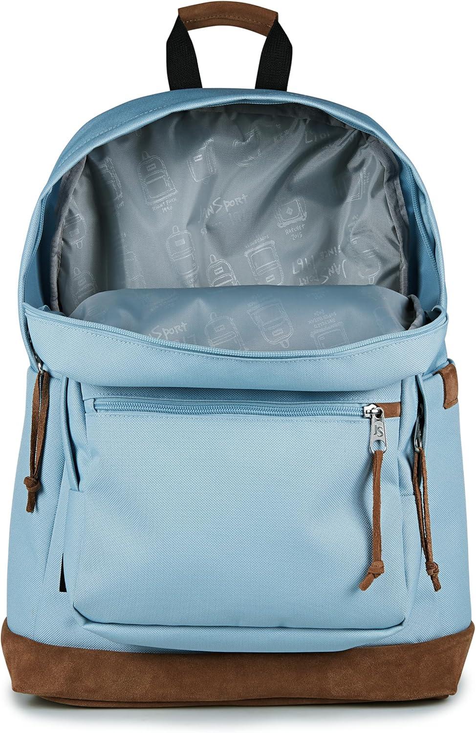 imageJanSport Right Pack Premium Backpack  Daypack with 15quot Laptop Sleeve Main Compartment Water Bottle Pocket Cargo GreenBlue Dusk