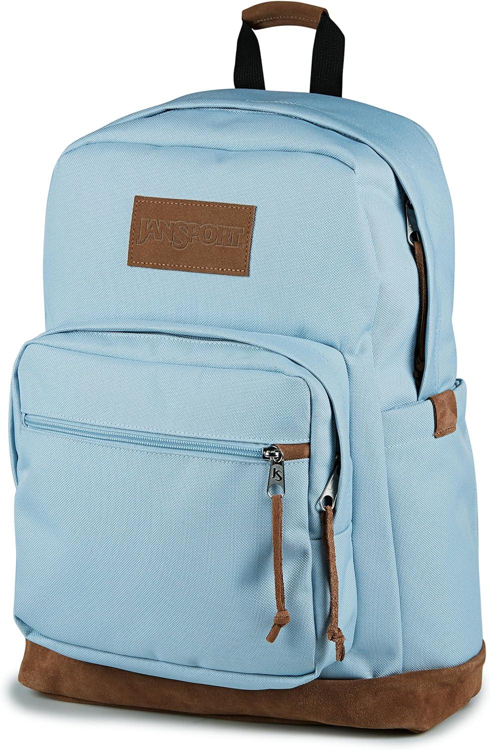 imageJanSport Right Pack Premium Backpack  Daypack with 15quot Laptop Sleeve Main Compartment Water Bottle Pocket Cargo GreenBlue Dusk