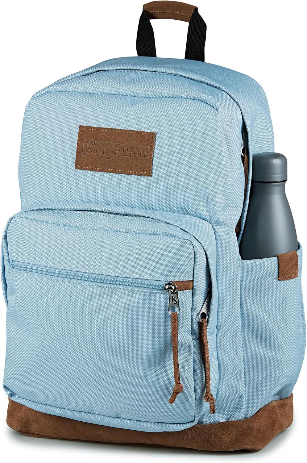 imageJanSport Right Pack Premium Backpack  Daypack with 15quot Laptop Sleeve Main Compartment Water Bottle Pocket Cargo GreenBlue Dusk