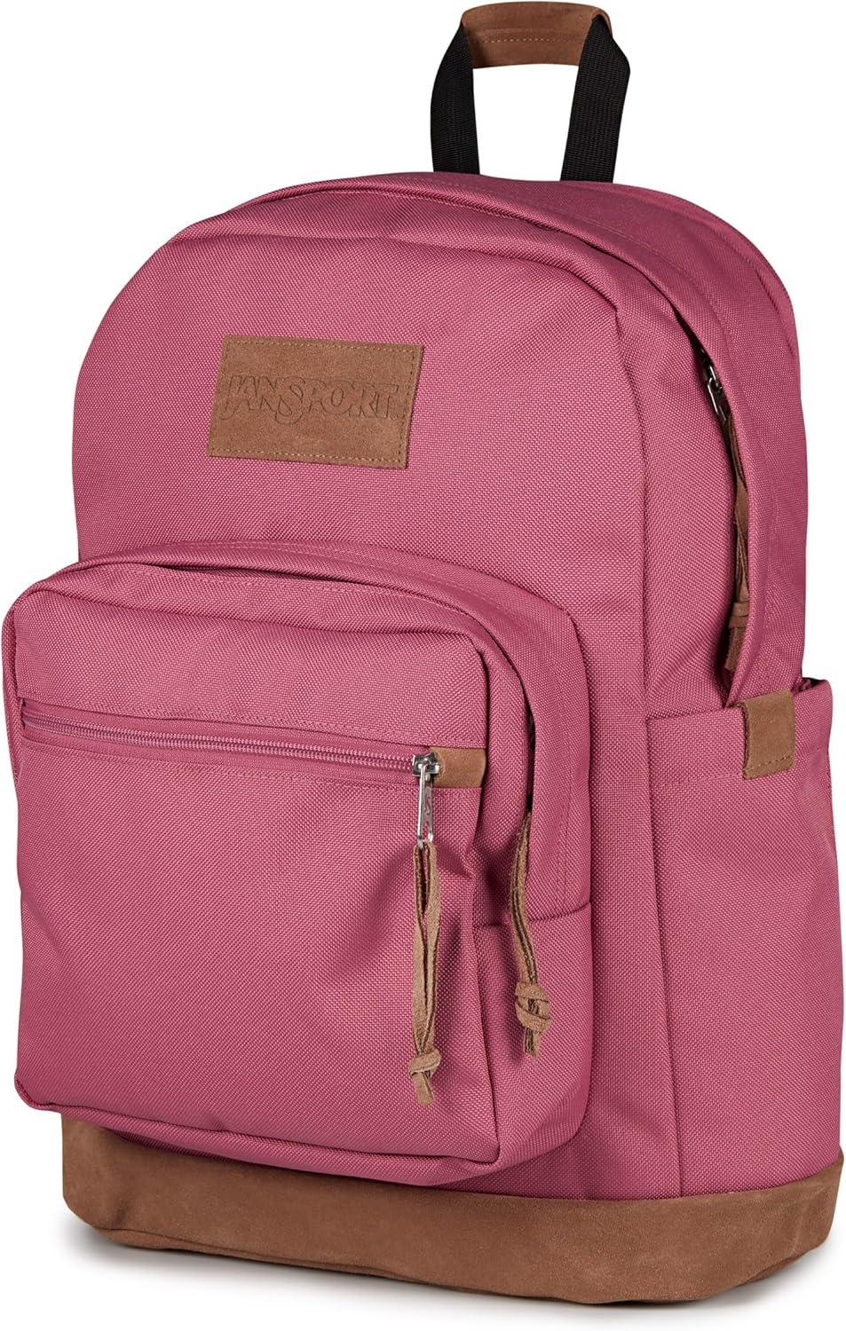 imageJanSport Right Pack Premium Backpack  Daypack with 15quot Laptop Sleeve Main Compartment Water Bottle Pocket Cargo GreenMauve Haze