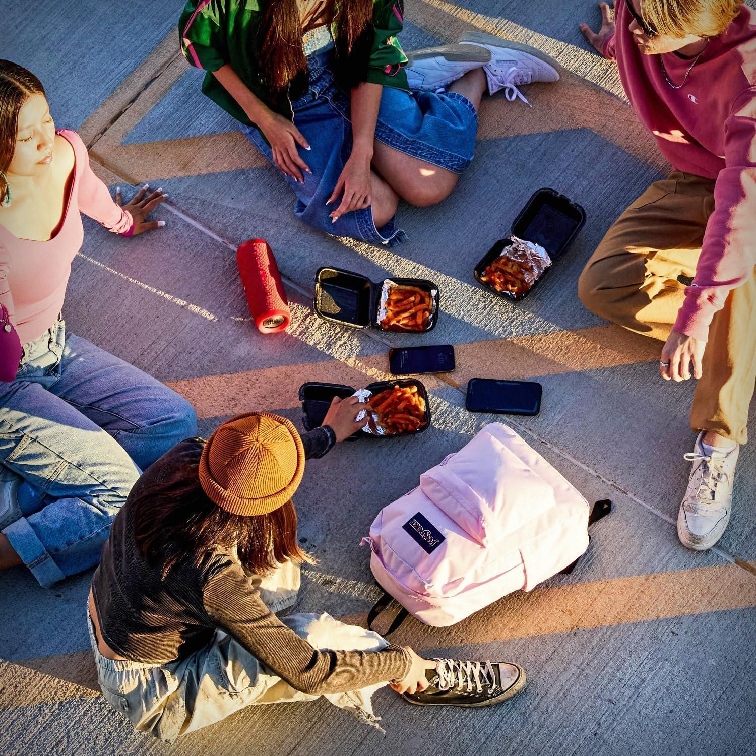 imageJanSport SuperBreak One Backpacks Durable Lightweight Bag with 1 Main Compartment Front Utility Pocket with Builtin Organizer Premium Backpack Russet RedVortex Voyage