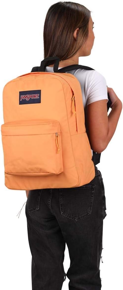 imageJanSport Superbreak Backpack  Durable Lightweight Premium Backpack Red TapeApricot Crush