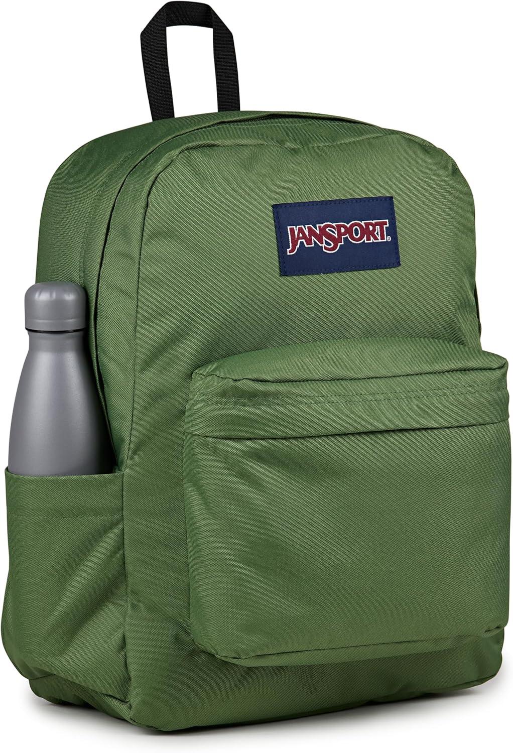 imageJanSport Superbreak Backpack  Durable Lightweight Premium Backpack Red TapeCargo Green