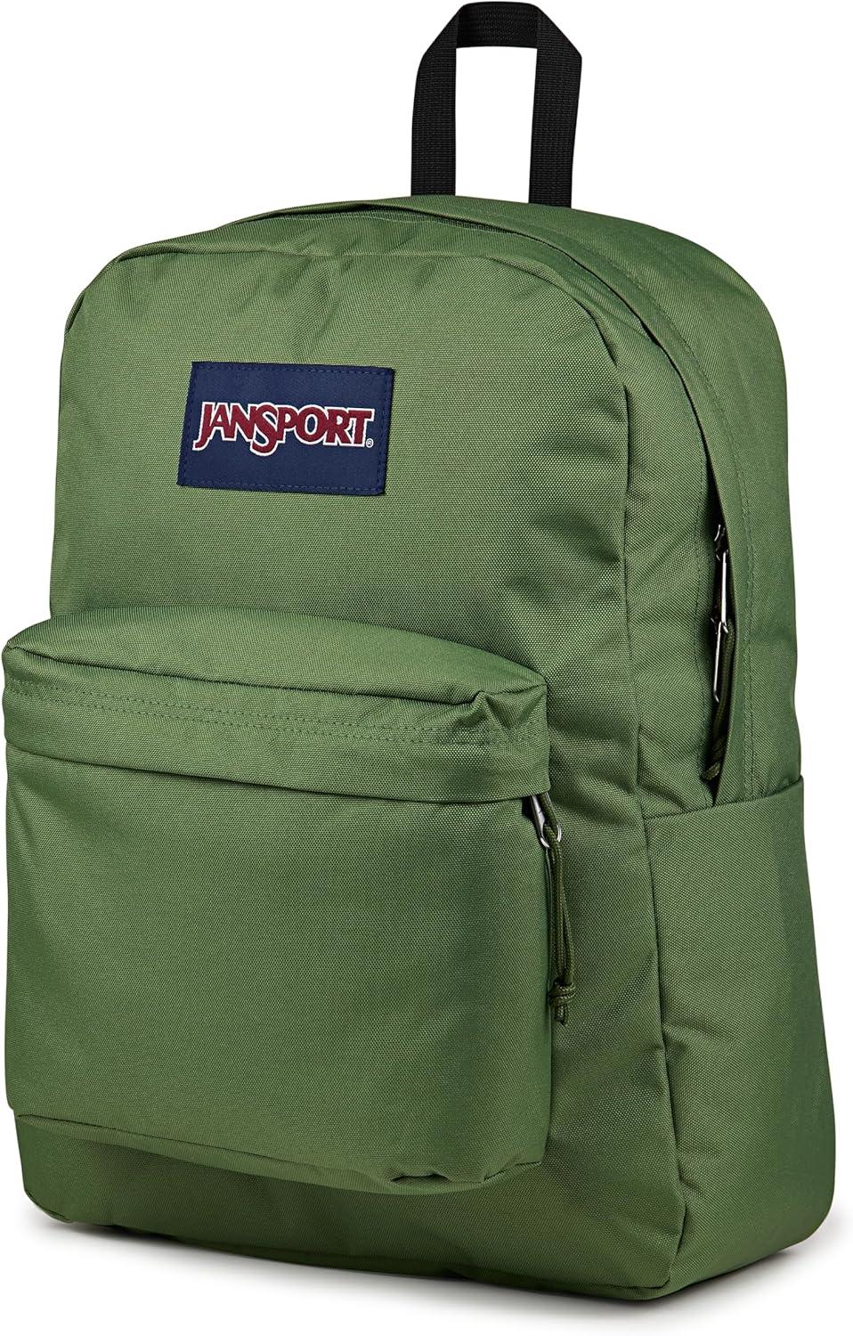 imageJanSport Superbreak Backpack  Durable Lightweight Premium Backpack Red TapeCargo Green