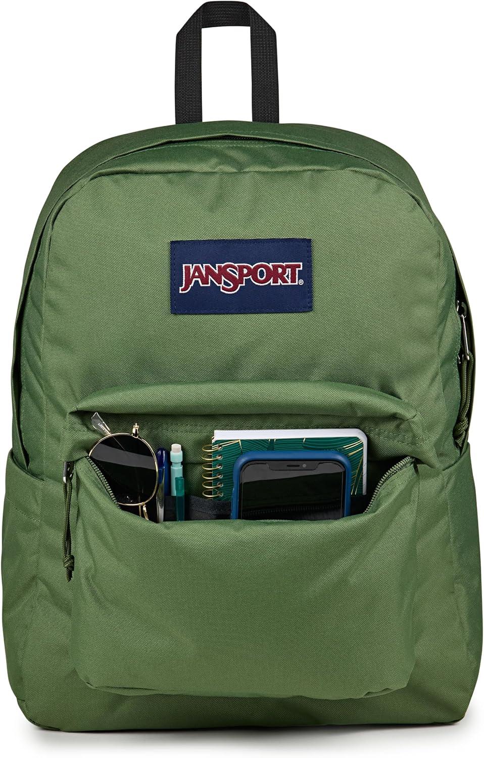imageJanSport Superbreak Backpack  Durable Lightweight Premium Backpack Red TapeCargo Green