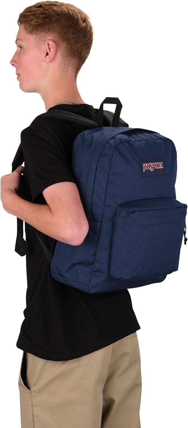 imageJanSport Superbreak Backpack  Durable Lightweight Premium Backpack Red TapeNavy