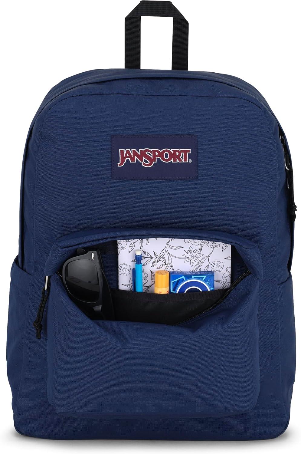 imageJanSport Superbreak Backpack  Durable Lightweight Premium Backpack Red TapeNavy