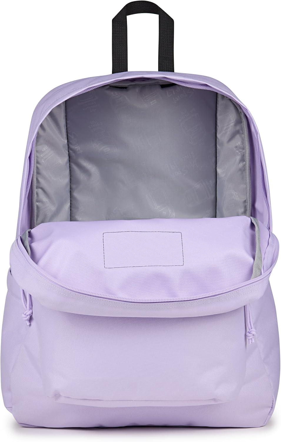 imageJanSport Superbreak Backpack  Durable Lightweight Premium Backpack Red TapePastel Lilac