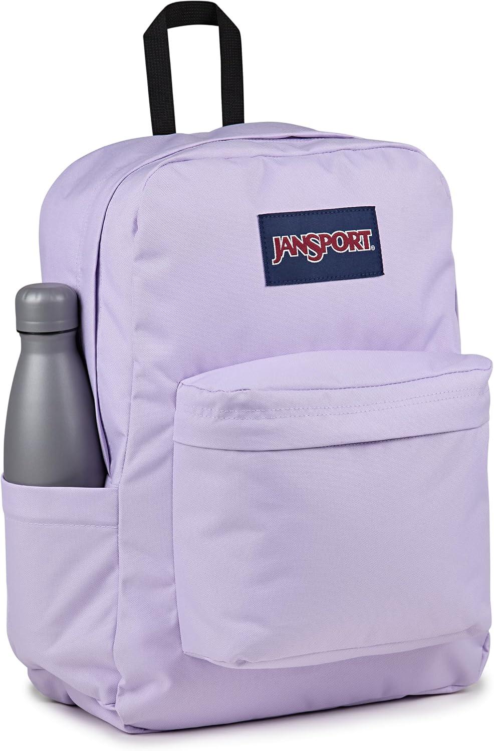 imageJanSport Superbreak Backpack  Durable Lightweight Premium Backpack Red TapePastel Lilac